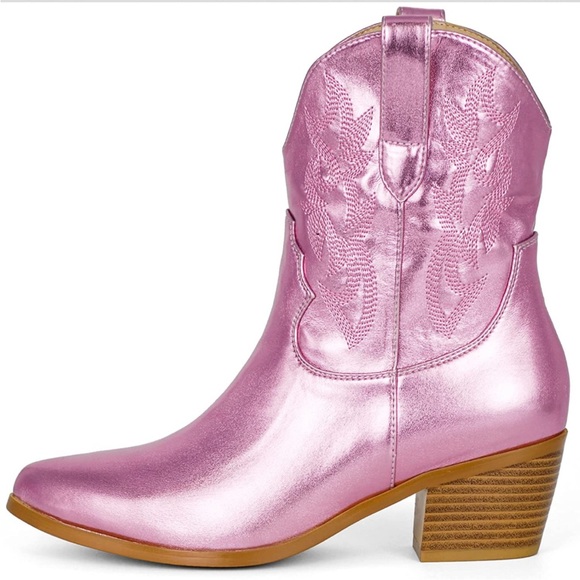 Pink Cowgirl Boots - Picture 1 of 4